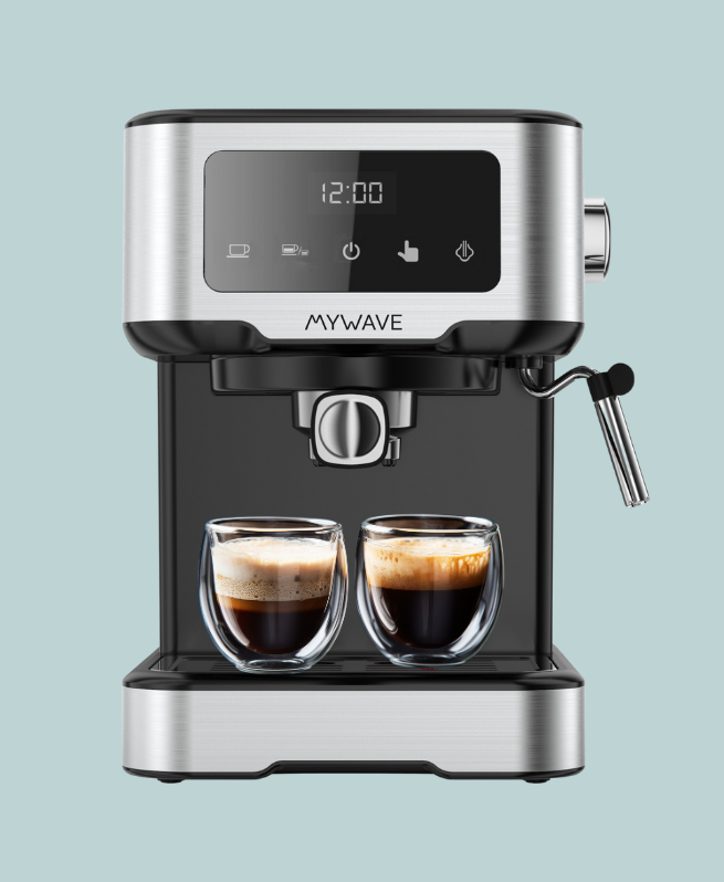 MyWave MWCAF-15D Cafetera Espresso 15 Bares Diseño DeLuxe 1100W