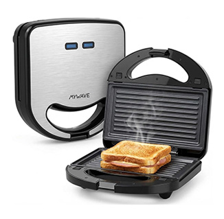 Sandwichera 2 en 1 MyWave disponible en Amazon