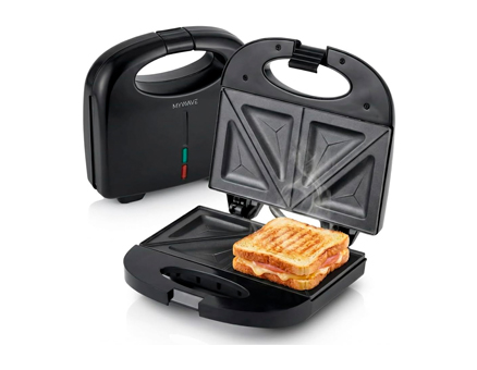 Sandwichera Negra MyWave disponible en Amazon Sandwichera Negra MyWave disponible en Amazon